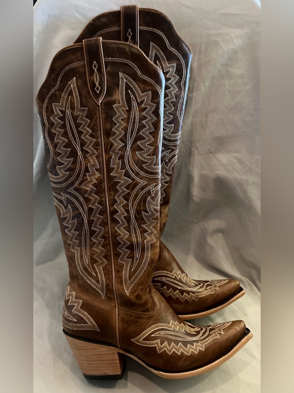 Ariat x Casanova Brown Leather Boots US 10C (wide) $279 NEW